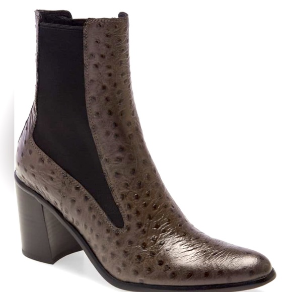 NWB Jeffrey Campbell Anitra Chelsea Boot 3" heel Side zip Leather upper&lining - Picture 1 of 5